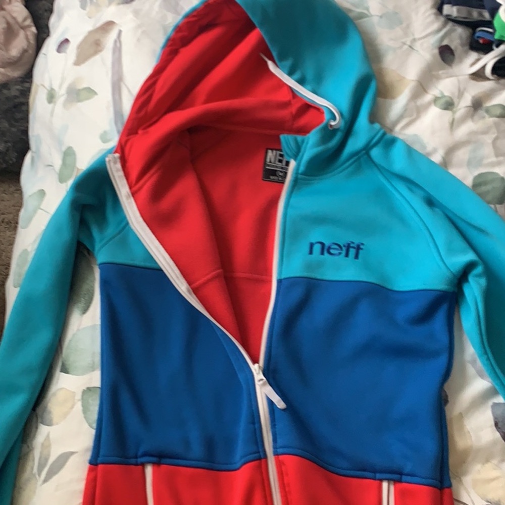 Neff water resistant fleece lined hoodie